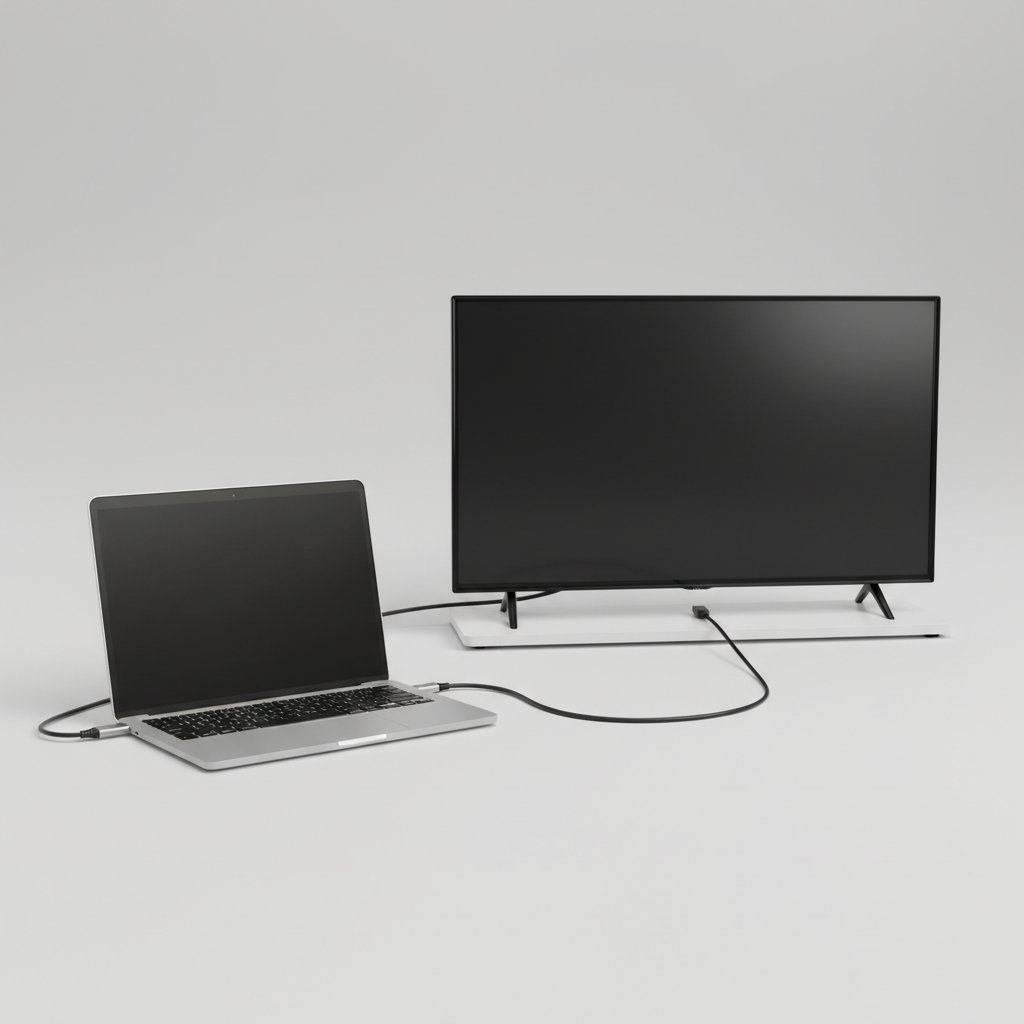 як підключити ноутбук до телевізора